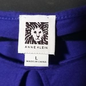 Anne Klein Tops - Anne Klein Purple open in front blouse Anne Klein Tops - Anne Klein Purple open in front blouse